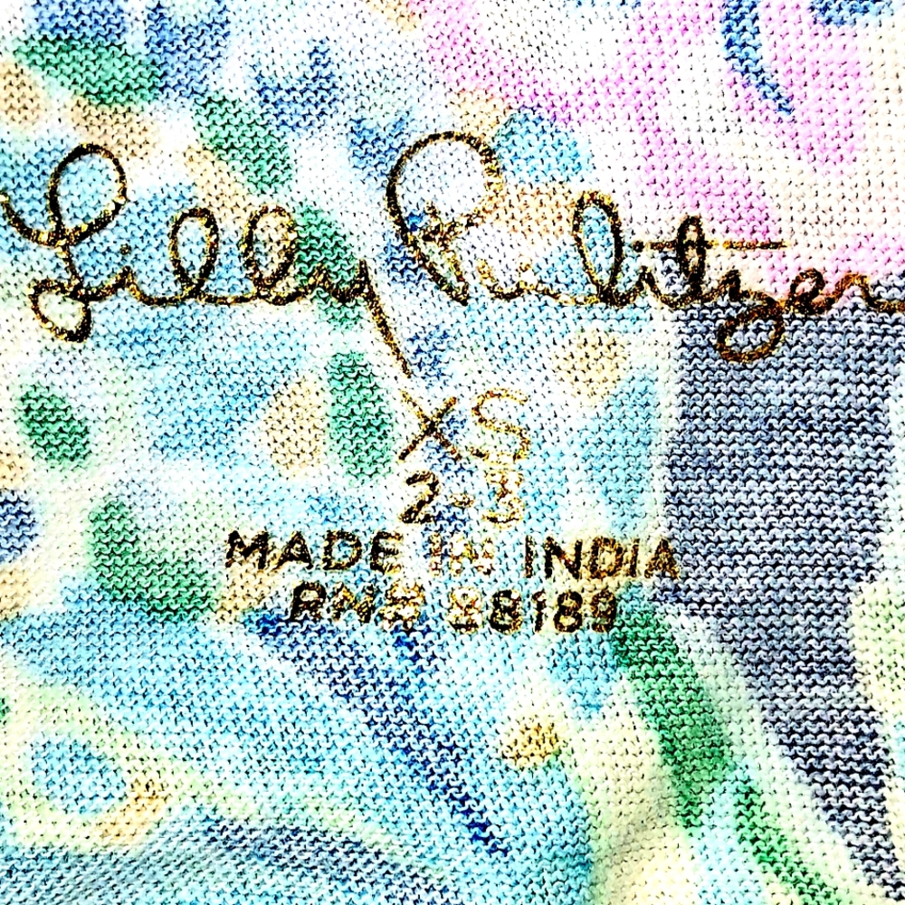 Lilly Pulitzer Stasia Dress in Lookin' Sharp Print, Size XS 2-3 - Picture 4 of 5